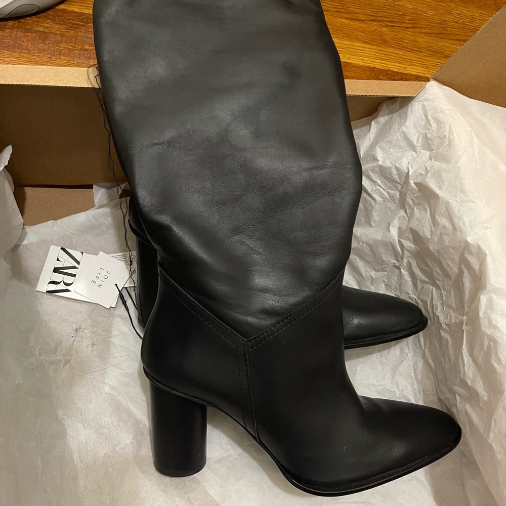 Zara high knee boots